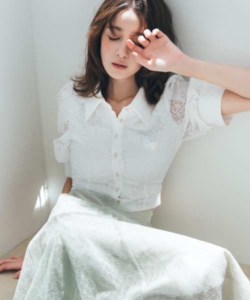 JILL by JILLSTUART - ブラウス JILL by JILL STUART（ジルバイジルスチュアート）の「◇シアー