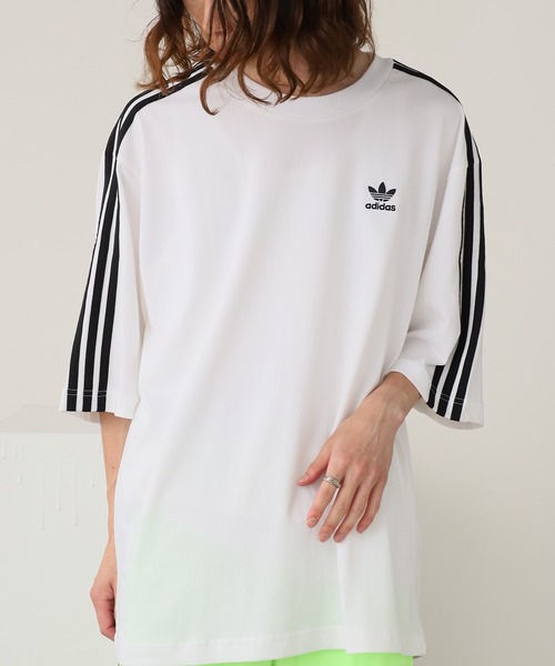 Tシャツ・カットソー adidas Oversize T-Shirt adidas/アディダス OVERSIZE TEE Tシャツ（Tシャツ/カットソー