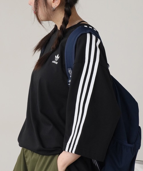 Tシャツ・カットソー adidas Oversize T-Shirt adidas/アディダス OVERSIZE TEE Tシャツ（Tシャツ/カットソー
