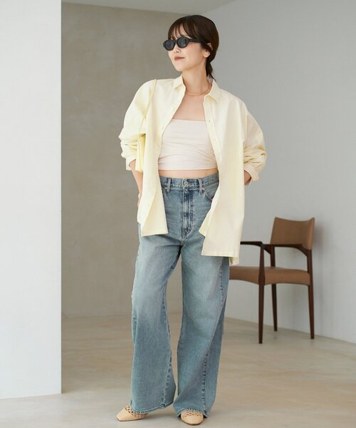 plage(プラージュ)の「pannel デニム(デニムパンツ・レディース・ブルー/グレー・38/36/34)」の17枚目の写真