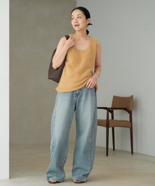 plage(プラージュ)の「pannel デニム(デニムパンツ・レディース・ブルー/グレー・38/36/34)」の19枚目の写真