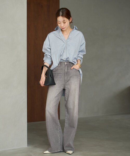 plage(プラージュ)の「pannel デニム(デニムパンツ・レディース・ブルー/グレー・38/36/34)」の21枚目の写真