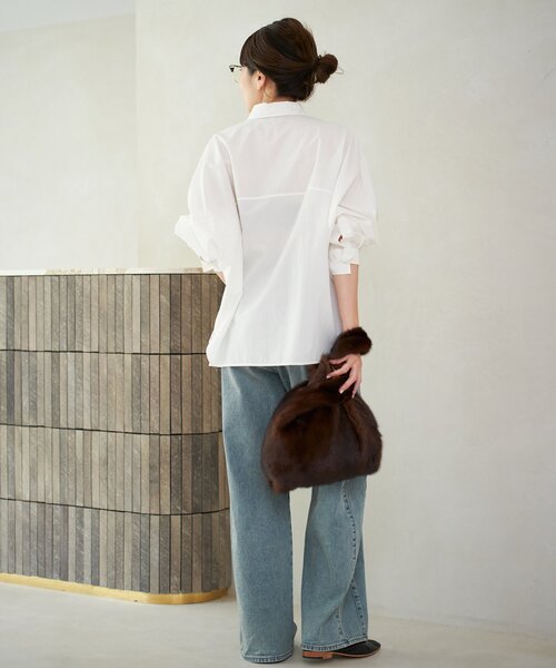 plage(プラージュ)の「pannel デニム(デニムパンツ・レディース・ブルー/グレー・38/36/34)」の10枚目の写真