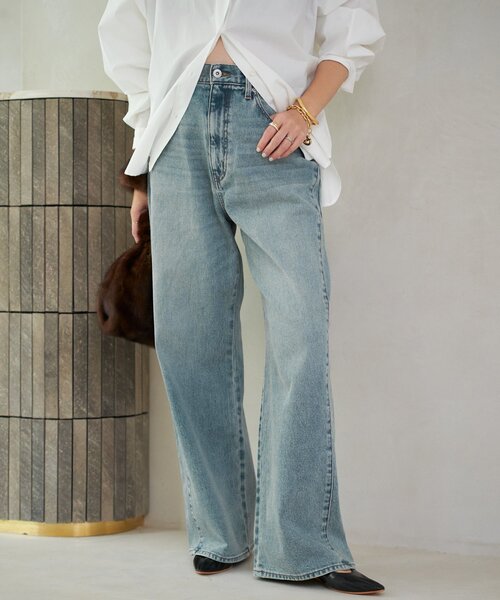 plage(プラージュ)の「pannel デニム(デニムパンツ・レディース・ブルー/グレー・38/36/34)」の12枚目の写真