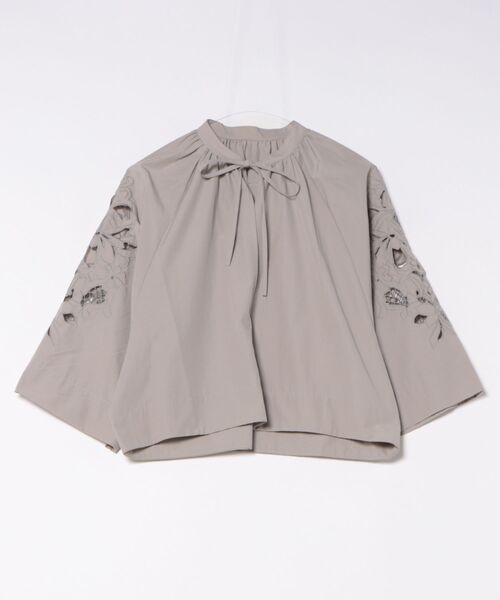 Scrap Book（スクラップブック）の「【Scrap Book】袖レースブラウス（シャツ/ブラウス・レディース・ホワイト/ベージュ/ブラック・FREE）」の3枚目の写真