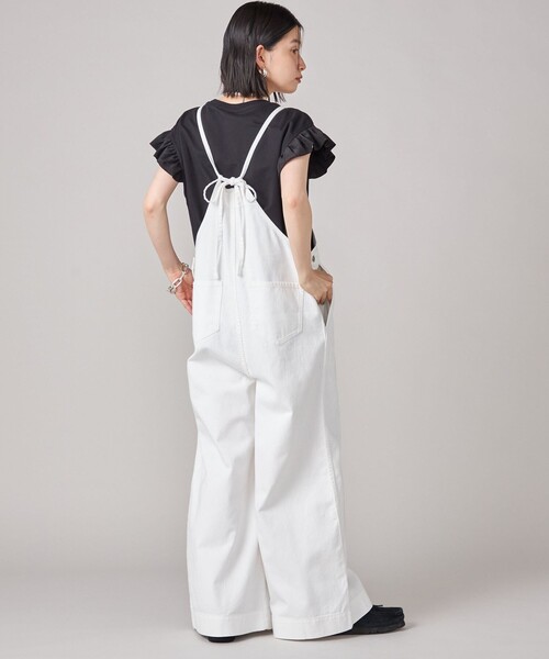SHIPS(シップス)の「SHIPS NINE CASE:〈手洗い可能〉ミニ 裏毛 フリル カットソー(Tシャツ/カットソー・レディース・ブラック/ライトグレー・ONE SIZE)」の21枚目の写真
