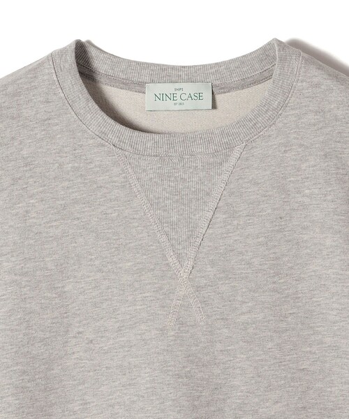 セール】SHIPS NINE CASE:〈手洗い可能〉ミニ 裏毛 フリル カットソー