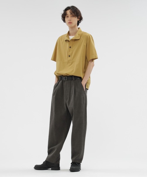 MHL.（エムエイチエル）の「FADED COTTON DRILL（その他パンツ・メンズ・チャコール・LARGE/MEDIUM/SMALL）」の5枚目の写真