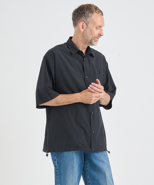 WHITE MOUNTAINEERING(ホワイトマウンテニアリング)の「【White Mountaineering / ホワイトマウンテニアリング】別注DRAW CORD S/S POCKET SHIRTS(シャツ/ブラウス・メンズ・ホワイト/ブラック/ダークグレー/ネイビー・1/2/3)」の18枚目の写真