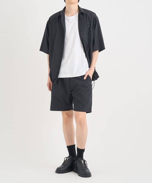 WHITE MOUNTAINEERING(ホワイトマウンテニアリング)の「【White Mountaineering / ホワイトマウンテニアリング】別注DRAW CORD S/S POCKET SHIRTS(シャツ/ブラウス・メンズ・ホワイト/ブラック/ダークグレー/ネイビー・1/2/3)」の5枚目の写真