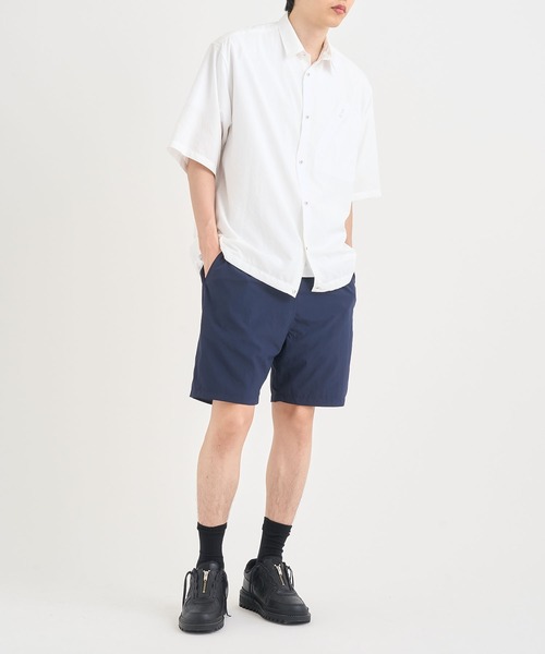WHITE MOUNTAINEERING(ホワイトマウンテニアリング)の「【White Mountaineering / ホワイトマウンテニアリング】別注DRAW CORD S/S POCKET SHIRTS(シャツ/ブラウス・メンズ・ホワイト/ブラック/ダークグレー/ネイビー・1/2/3)」の8枚目の写真