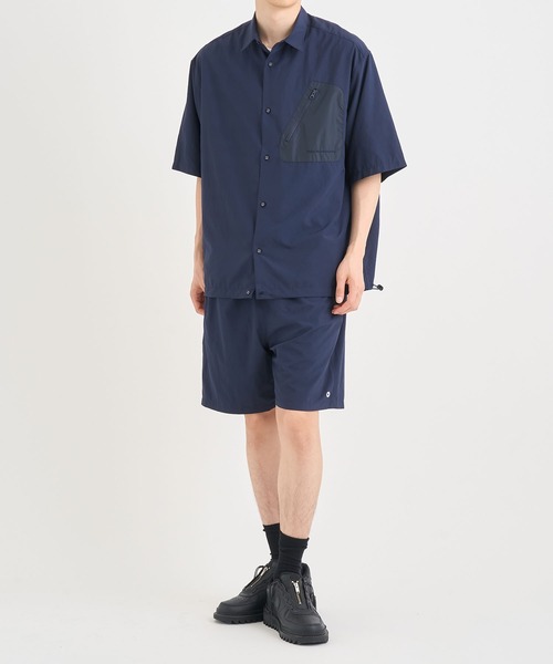 WHITE MOUNTAINEERING(ホワイトマウンテニアリング)の「【White Mountaineering / ホワイトマウンテニアリング】別注DRAW CORD S/S POCKET SHIRTS(シャツ/ブラウス・メンズ・ホワイト/ブラック/ダークグレー/ネイビー・1/2/3)」の12枚目の写真