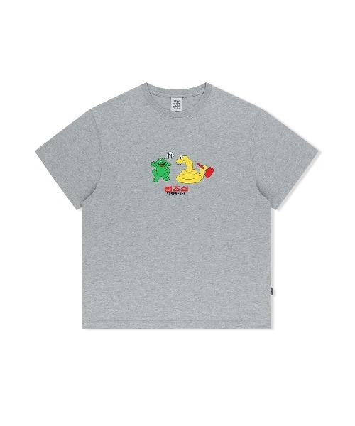 YESEYESEE(イエスアイシー)の「Beware of Snakes Tee(Tシャツ/カットソー・メンズ・コバルトブルー/グレー/ホワイト・S/M/L/XL)」の1枚目の写真