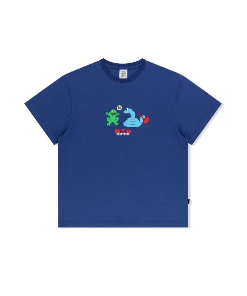 YESEYESEE(イエスアイシー)の「Beware of Snakes Tee(Tシャツ/カットソー・メンズ・コバルトブルー/グレー/ホワイト・S/M/L/XL)」の3枚目の写真