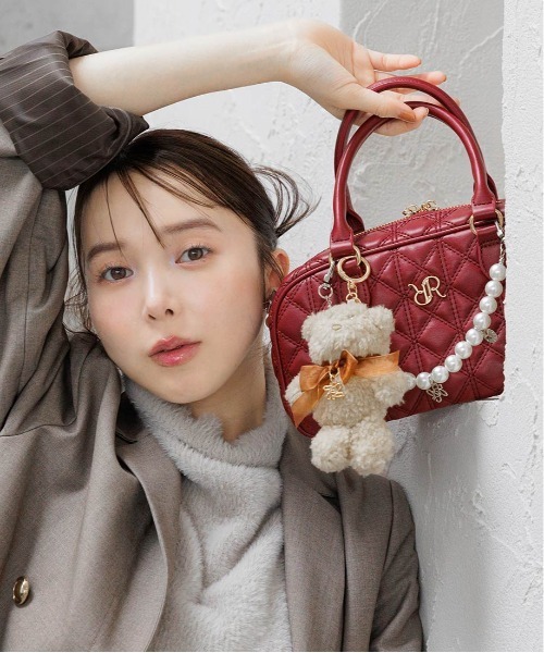 RANDA ハンド、ショルダーバッグ RANDA ハンドバッグ ラウンド2WAYショルダーバッグ : ZOZOTOWN
