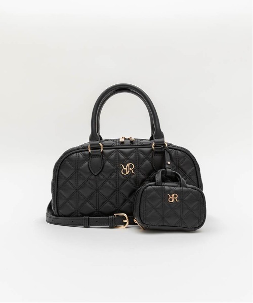 【美品】RANDA ショルダー　バック　2wey ブラック ラウンド2WAYショルダーバッグRANDA公式サイト