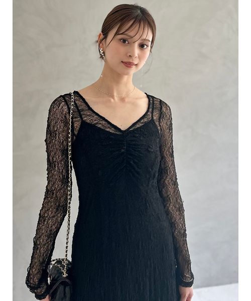 ＊最終値下げ＊【美品】SNIDEL レースドレス スナイデル SNIDEL レースドレス （OWHT） - ファッション通販