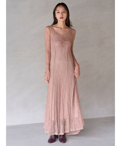 ＊最終値下げ＊【美品】SNIDEL レースドレス スナイデル SNIDEL レースドレス （OWHT） - ファッション通販