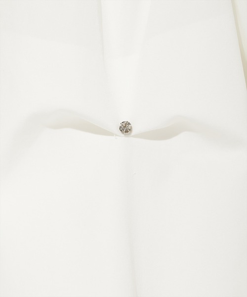 AND COUTURE(アンドクチュール)の「ビジューバルーンティアードスカート(スカート・レディース・ブラック/オフホワイト・SMALL/MEDIUM)」の8枚目の写真