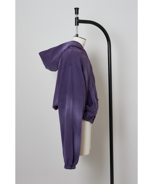 SHINYAKOZUKA（シンヤコヅカ）の「WASHED ORDINARY OLD STYLE ZIP HOODIE（パーカー・メンズ・ダークパープル/インディゴブルー/オートミール/ブラック系その他・SMALL/MEDIUM/LARGE）」の12枚目の写真