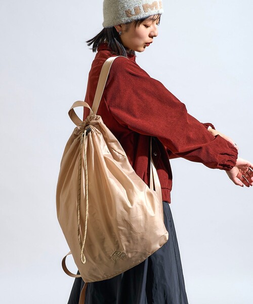UMBRO(アンブロ)の「UMBRO/アンブロ SP Packable Bag/別注 パッカブル バッグ/リップストップ(バックパック/リュック・メンズ・グレー/その他9/ブラック/ホワイト/ベージュ・ONE SIZE)」の4枚目の写真