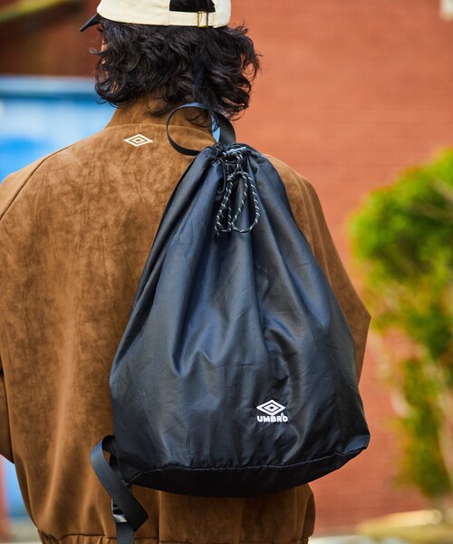 UMBRO(アンブロ)の「UMBRO/アンブロ SP Packable Bag/別注 パッカブル バッグ/リップストップ(バックパック/リュック・メンズ・グレー/その他9/ブラック/ホワイト/ベージュ・ONE SIZE)」の2枚目の写真