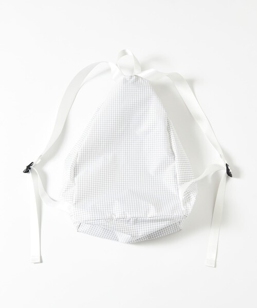 UMBRO(アンブロ)の「UMBRO/アンブロ SP Packable Bag/別注 パッカブル バッグ/リップストップ(バックパック/リュック・メンズ・グレー/その他9/ブラック/ホワイト/ベージュ・ONE SIZE)」の9枚目の写真