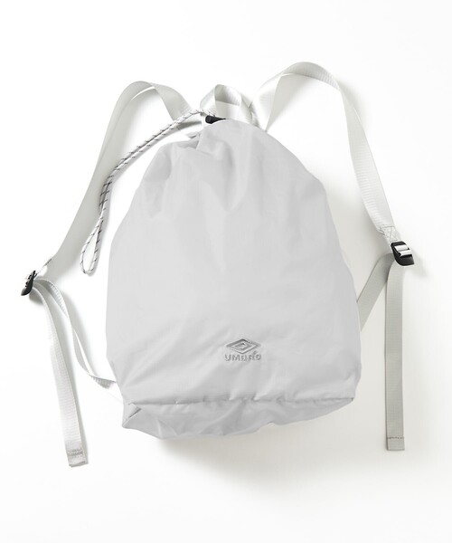 UMBRO(アンブロ)の「UMBRO/アンブロ SP Packable Bag/別注 パッカブル バッグ/リップストップ(バックパック/リュック・メンズ・グレー/その他9/ブラック/ホワイト/ベージュ・ONE SIZE)」の14枚目の写真