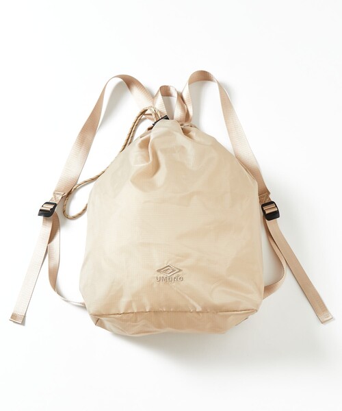 UMBRO(アンブロ)の「UMBRO/アンブロ SP Packable Bag/別注 パッカブル バッグ/リップストップ(バックパック/リュック・メンズ・グレー/その他9/ブラック/ホワイト/ベージュ・ONE SIZE)」の18枚目の写真