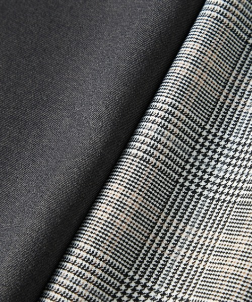 7days Life Styling(セブンデイズライフスタイリング)の「ウール調プリーツスカート(しわになりにくい・洗濯機OK)<大きいサイズ有>(スカート・レディース・チャコール/チェック・3L/LL/L/M/S)」の15枚目の写真