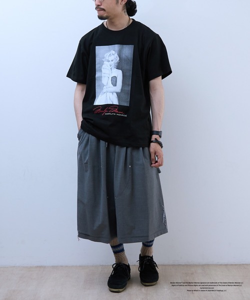 DISCOVERED(ディスカバード)の「DISCOVERED MARILYN MONROE TEE (SELFPORTRAIT)(Tシャツ/カットソー・メンズ・ホワイト/ブラック・1/2/3/4)」の5枚目の写真