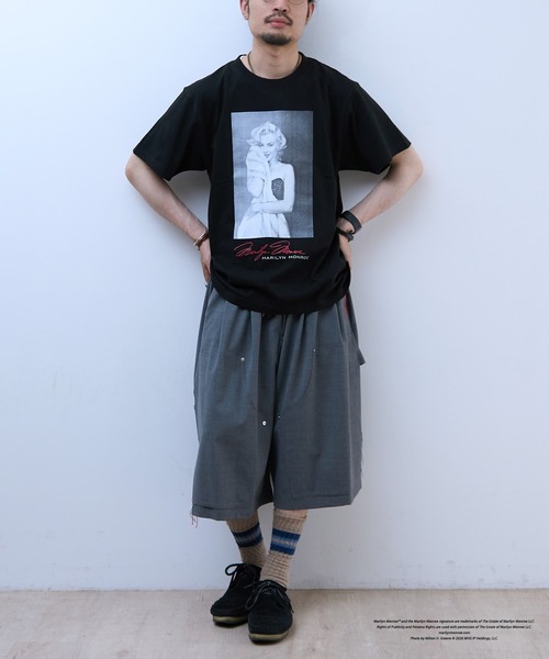 DISCOVERED(ディスカバード)の「DISCOVERED MARILYN MONROE TEE (SELFPORTRAIT)(Tシャツ/カットソー・メンズ・ホワイト/ブラック・1/2/3/4)」の6枚目の写真