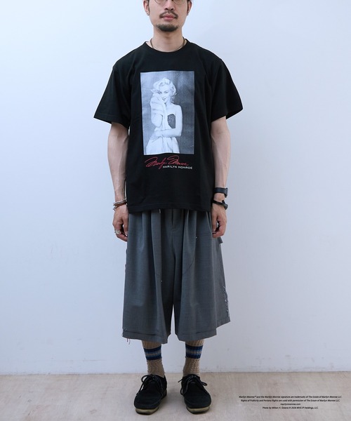 DISCOVERED(ディスカバード)の「DISCOVERED MARILYN MONROE TEE (SELFPORTRAIT)(Tシャツ/カットソー・メンズ・ホワイト/ブラック・1/2/3/4)」の7枚目の写真