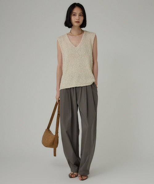 BRIE LEON（ブリーレオン）の「【BRIE LEON】Crescent Bag（ショルダーバッグ・レディース・オフホワイト/キャメル・FREE）」の17枚目の写真