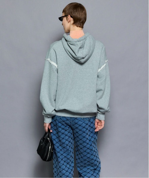 パーカー 「25AW PRE-ORDER」Slit Ribbon Hoodie/スリットリボンフーディ「MAISON SPECIAL/メゾンスペシャル 25AW PRE-ORDER】Slit Ribbon Hoodie/スリットリボンフーディ