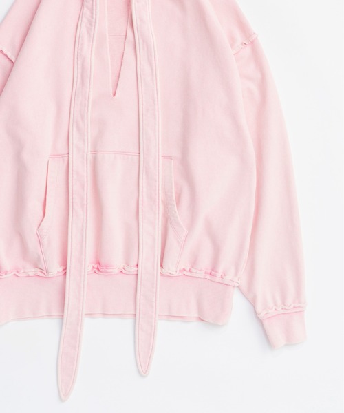 Slit Ribbon Hoodie/スリットリボンフーディ（パーカー）｜MAISON