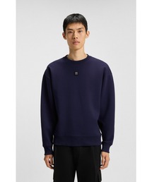 HUGO（ヒューゴ）の「コットンブレンド スウェットシャツ スタックロゴパッチ（スウェット）」