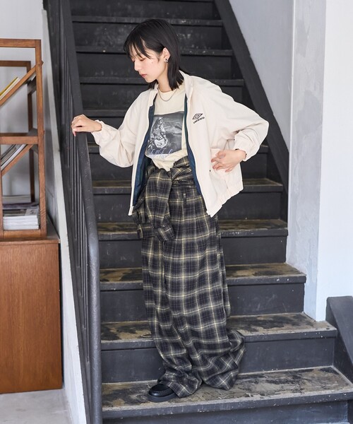 FREAK'S STORE（フリークスストア）の「チェック ジャンプスーツ/オールインワン（つなぎ/オールインワン・レディース・その他/ブラウン・ﾌﾘ-）」の12枚目の写真