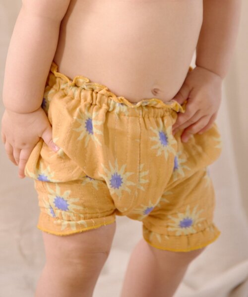 CIAOPANIC TYPY（チャオパニックティピー）の「【BABY】【Qinn】ダブルガーゼブルマ（その他パンツ・キッズ・アイボリー/ブラウン/オレンジ・80）」の19枚目の写真