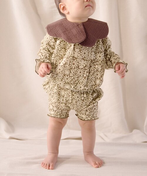 CIAOPANIC TYPY（チャオパニックティピー）の「【BABY】【Qinn】ダブルガーゼブルマ（その他パンツ・キッズ・アイボリー/ブラウン/オレンジ・80）」の12枚目の写真