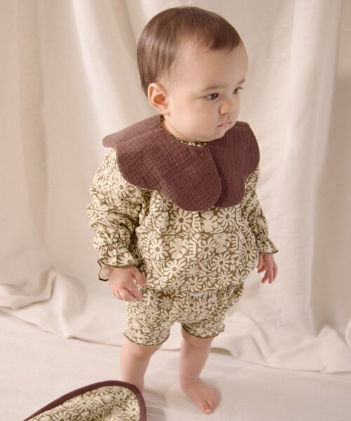 CIAOPANIC TYPY（チャオパニックティピー）の「【BABY】【Qinn】ダブルガーゼブルマ（その他パンツ・キッズ・アイボリー/ブラウン/オレンジ・80）」の11枚目の写真