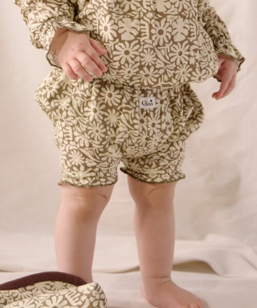 CIAOPANIC TYPY（チャオパニックティピー）の「【BABY】【Qinn】ダブルガーゼブルマ（その他パンツ・キッズ・アイボリー/ブラウン/オレンジ・80）」の10枚目の写真
