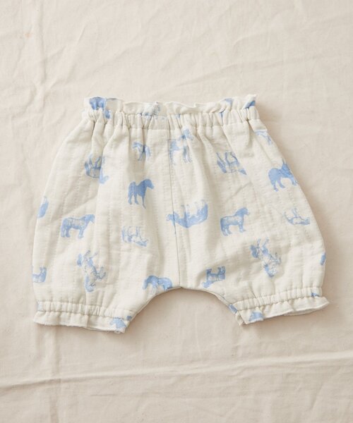 CIAOPANIC TYPY（チャオパニックティピー）の「【BABY】【Qinn】ダブルガーゼブルマ（その他パンツ・キッズ・アイボリー/ブラウン/オレンジ・80）」の6枚目の写真