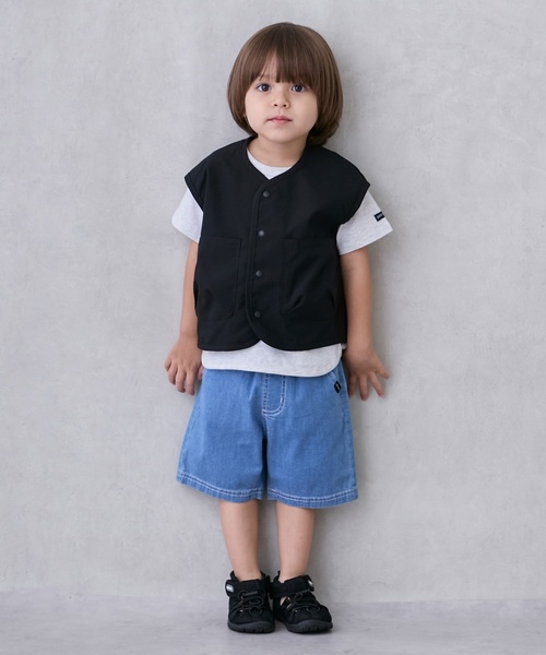 petit main（プティマイン）の「ひんやりクールベスト（ベスト・キッズ・チャコール・L/M/S）」の2枚目の写真