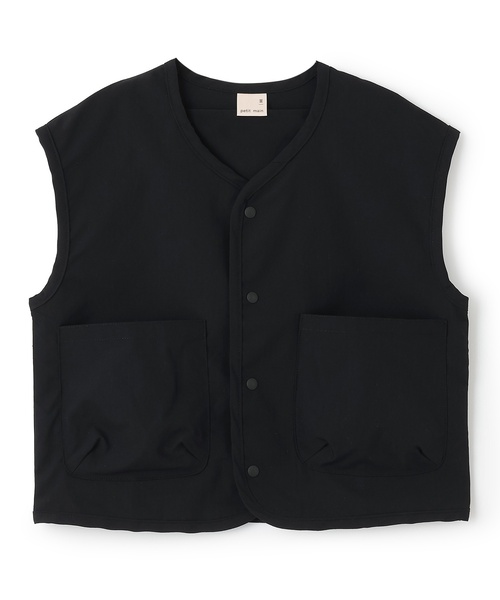 petit main（プティマイン）の「ひんやりクールベスト（ベスト・キッズ・チャコール・L/M/S）」の3枚目の写真