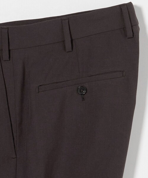 【新品未使用】SOVEREIGN(ソブリン)UNITEDARROWS スラックス セール】＜SOVEREIGN＞ コットン レーヨン ツイル 1プリーツ