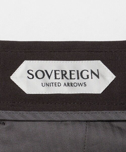 セール】＜SOVEREIGN＞ ウール 1プリーツ ワイドテーパード