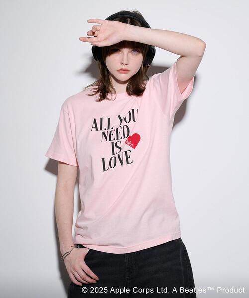 OPAQUE.CLIP(オペークドットクリップ)の「ロックTシャツ別注アソート【GREEN DAY/METALLICA/THE BEATLES】(Tシャツ/カットソー・レディース・チャコールグレー/チャコール/ピンク/ホワイト・04/02)」の4枚目の写真