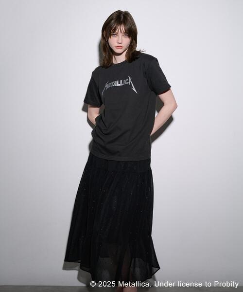 OPAQUE.CLIP(オペークドットクリップ)の「ロックTシャツ別注アソート【GREEN DAY/METALLICA/THE BEATLES】(Tシャツ/カットソー・レディース・チャコールグレー/チャコール/ピンク/ホワイト・04/02)」の11枚目の写真