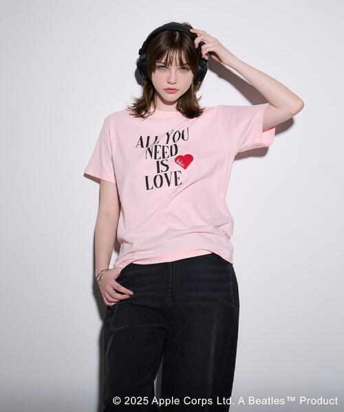 OPAQUE.CLIP(オペークドットクリップ)の「ロックTシャツ別注アソート【GREEN DAY/METALLICA/THE BEATLES】(Tシャツ/カットソー・レディース・チャコールグレー/チャコール/ピンク/ホワイト・04/02)」の10枚目の写真